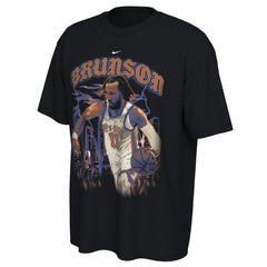Jalen Brunson New York Knicks Unisex 2025/26 City Edition Player Graphic T-Shirt Black | Nike US