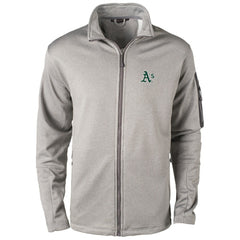 Athletics Dunbrooke Pacific Full-Zip Fleece Jacket - Heather Gray - MLB Discount