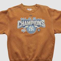 New York Yankees Majestic 2009 Pullover Sweatshirt - Brown - Vintage - Fanatics on Sale