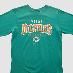 Fanatics Miami Dolphins NFL 2000s Long Sleeve T-shirt Teal Vintage