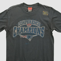 Fanatics New England Patriots Reebok 2000s T-shirt Charcoal Vintage