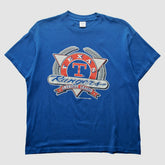 Texas Rangers Trench 1991 T-shirt - Blue - Vintage - Fanatics Online