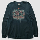 Philadelphia 76ers 2000s Long Sleeve T-shirt Black Vintage | Adidas discount