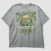 Fanatics Green Bay Packers Reebok 2010 T-shirt Heather Gray Vintage
