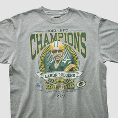 Fanatics Green Bay Packers Reebok 2010 T-shirt Heather Gray Vintage