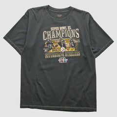 Fanatics Pittsburgh Steelers Reebok 2006 T-shirt Charcoal Vintage