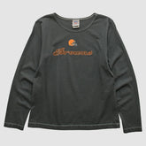 Fanatics Cleveland Browns NFL 2000s Long Sleeve T-shirt Charcoal Vintage