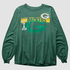 Fanatics Green Bay Packers 2011 Long Sleeve T-shirt Green Vintage