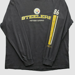 Fanatics Pittsburgh Steelers NFL 2000s Long Sleeve T-shirt Black Vintage
