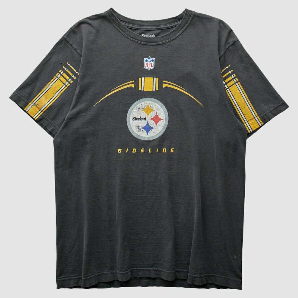 Fanatics Pittsburgh Steelers Reebok 2000s T-shirt Charcoal Vintage