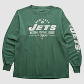 Fanatics New York Jets 2010s Long Sleeve T-shirt Green Vintage
