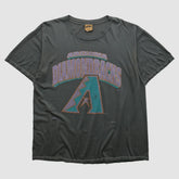 Arizona Diamondbacks Nutmeg Mills 90s T-shirt - Charcoal - XVintage - Fanatics Sale