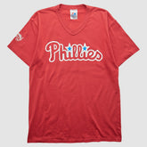 Philadelphia Phillies Majestic 2000s T-shirt - Red - Vintage - Fanatics on Sale