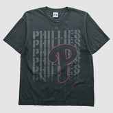 Philadelphia Phillies Majestic 2010s T-shirt - Black - Vintage - Fanatics Lifestyle