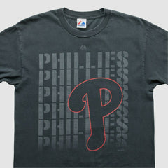 Philadelphia Phillies Majestic 2010s T-shirt - Black - Vintage - Fanatics Lifestyle