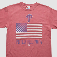 Philadelphia Phillies Majestic 2010s T-shirt - Maroon - Vintage - Fanatics Sale