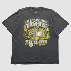 Fanatics Pittsburgh Steelers Reebok 2009 T-shirt Black Vintage