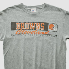 Fanatics Cleveland Browns NFL 2000s Long Sleeve T-shirt Heather Gray Vintage