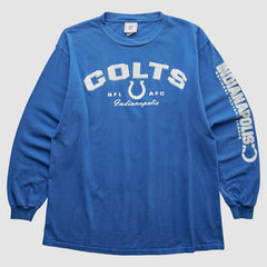 Fanatics Indianapolis Colts NFL 2000s Long Sleeve T-shirt Blue Vintage