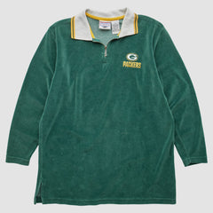 Fanatics Green Bay Packers Game Day Clothing 90s 1/4 Zip Sweatshirt Green Vintage