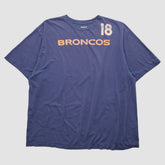 Fanatics Denver Broncos Reebok 2010s T-shirt Navy Vintage