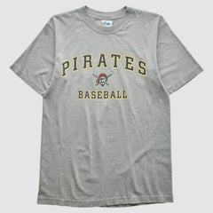 Pittsburgh Pirates Majestic 2000 T-shirt - Heather Gray - Vintage - Fanatics Online