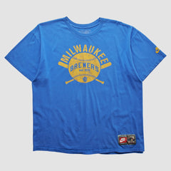 Milwaukee Brewers Nike 2000s T-shirt - Blue - Vintage - Nike Discount
