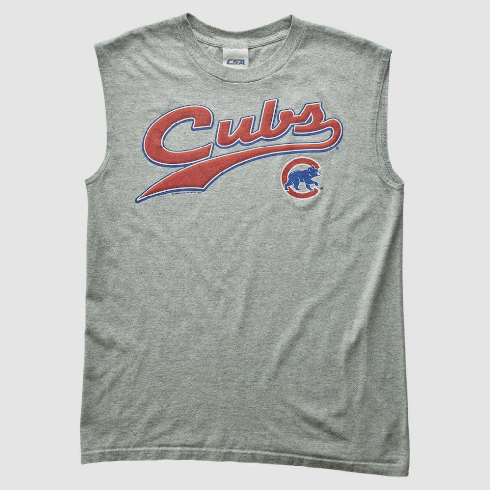 Chicago Cubs CSA 2000s Tank - Heather Gray - Vintage - Fanatics Sale