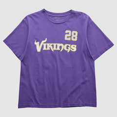 Fanatics Minnesota Vikings Reebok 2000s T-shirt Purple Vintage