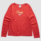 Fanatics Kansas City Chiefs NFL 2000s Long Sleeve T-shirt Red S Vintage