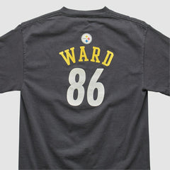 Fanatics Hines Ward Reebok 2000s T-shirt Black Vintage
