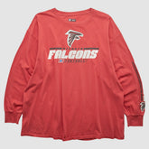 Fanatics Atlanta Falcons NFL 2010s Long Sleeve T-shirt Red Vintage