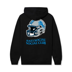 Detroit Lions AntiSocialSocialClub x NFL Unisex Impact Hoodie Black