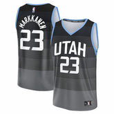 Lauri Markkanen Utah Jazz 2025/26 City Edition Fast Break Jersey Black | Fanatics