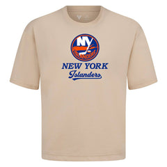 New York Islanders Levelwear Team Surge Luxe Signature Knit T-Shirt - Khaki - NHL 203613883