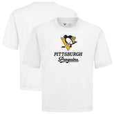 Pittsburgh Penguins Levelwear Team Surge Luxe Signature Knit T-Shirt - White - NHL 203613891
