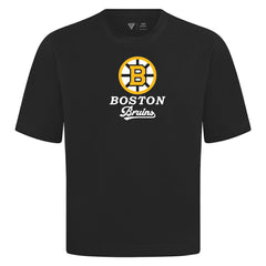 Boston Bruins Levelwear Team Surge Luxe Signature Knit T-Shirt - Black - NHL 203613895