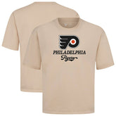 Philadelphia Flyers Levelwear Team Surge Luxe Signature Knit T-Shirt - Khaki - NHL 203613902