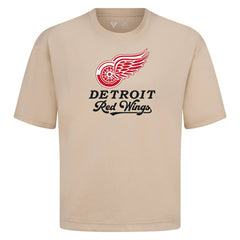 Detroit Red Wings Levelwear Team Surge Luxe Signature Knit T-Shirt - Khaki - NHL 203613911