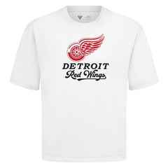 Detroit Red Wings Levelwear Team Surge Luxe Signature Knit T-Shirt - White - NHL 203613917