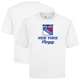 New York Rangers Levelwear Team Surge Luxe Signature Knit T-Shirt - White - NHL 203613921