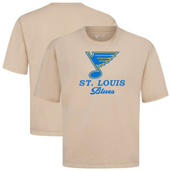 St. Louis Blues Levelwear Team Surge Luxe Signature Knit T-Shirt - Khaki - NHL 203613924