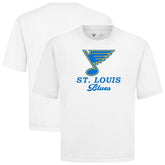 St. Louis Blues Levelwear Team Surge Luxe Signature Knit T-Shirt - White - NHL 203613926