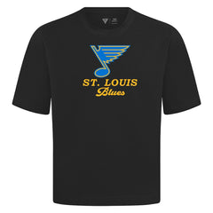 St. Louis Blues Levelwear Team Surge Luxe Signature Knit T-Shirt - Black - NHL 203613931