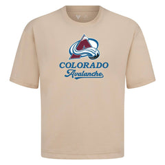 Colorado Avalanche Levelwear Team Surge Luxe Signature Knit T-Shirt - Khaki - NHL 203613934