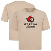 Ottawa Senators Levelwear Team Surge Luxe Signature Knit T-Shirt - Khaki - NHL 203613938