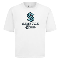 Seattle Kraken Levelwear Team Surge Luxe Signature Knit T-Shirt - White - NHL 203613946