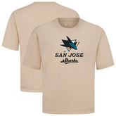 San Jose Sharks Levelwear Team Surge Luxe Signature Knit T-Shirt - Khaki - NHL 203613949