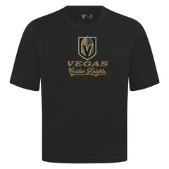 Vegas Golden Knights Levelwear Team Surge Luxe Signature Knit T-Shirt - Black - NHL 203613958
