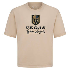 Vegas Golden Knights Levelwear Team Surge Luxe Signature Knit T-Shirt - Khaki - NHL 203613964